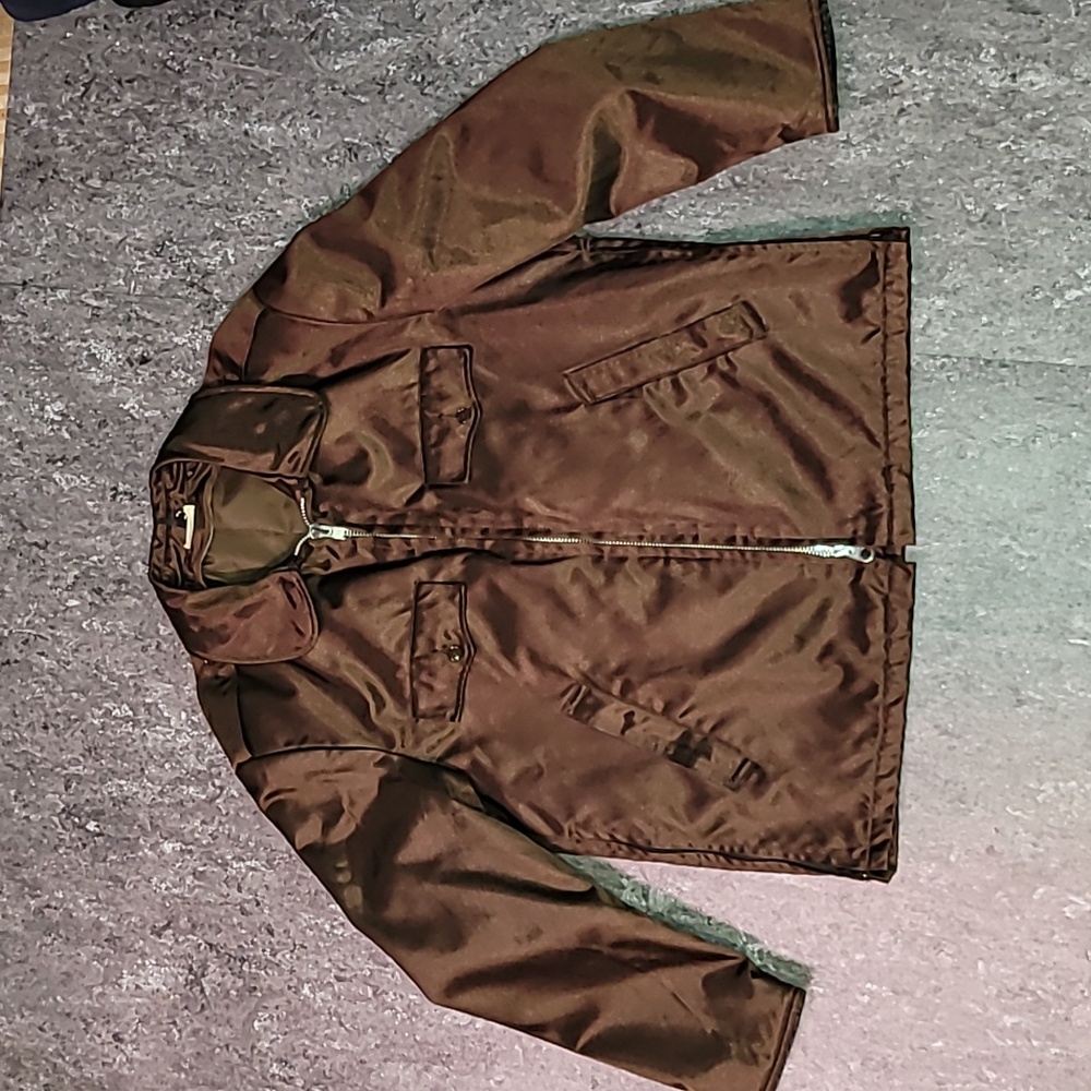 Vintage. 70s. Made in USA. HORACE SMALL. Bomber. Full-zip.  Never-worn 44R